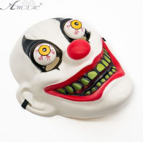 Игрушка Маска Клоун с выпученными глазами Белая 7124 Игрушка Маска Клоун с выпученными глазами Белая 7124
