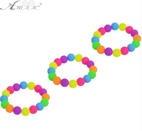 Игрушка Браслет Шарики силиконовые d=10мм 09649 Игрушка Браслет Шарики силиконовые d=10мм 09649