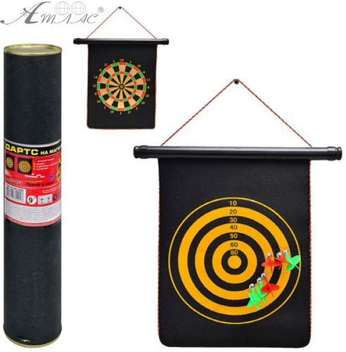 Игрушка Дартс Магнитный 34,5 * 25 см 9" в тубе  0098