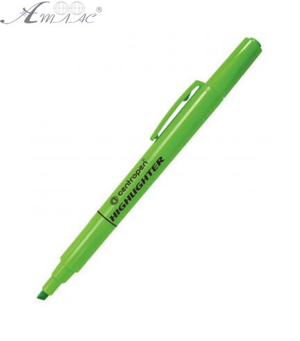 Маркер текстовий Centropen Ergo Зелений 8722/04