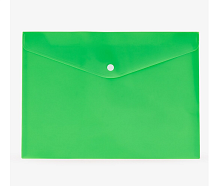 Папка на кнопці А4 Зелена  07259