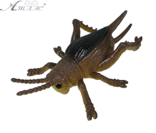 Игрушка силиконовая антистресс Кузнечик коричневый 7см 12003 Игрушка силиконовая антистресс Кузнечик коричневый 7см 12003