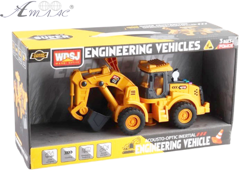 Іграшка Машинка Екскаватор Спецтехніка WDSJ інерційна 28 см у коробці WD103A1 Іграшка Машинка Екскаватор Спецтехніка WDSJ інерційна 28 см у коробці WD103A1