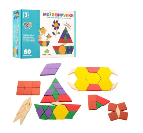 Игрушка Деревянная Мои Узоры танграм  MD0944