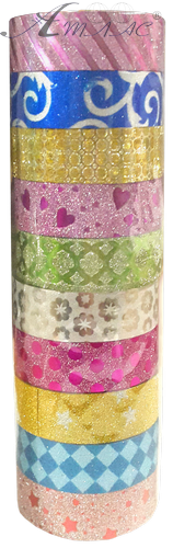 Стрічка клейка для декору, 1,9 см х 2,60 м, в асортименті 397220