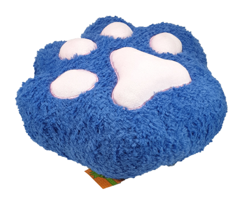 Игрушка мягкая подушка оттиск лапки Синий 30 х 25 х 15 см 00976 фото 2 Игрушка мягкая подушка оттиск лапки Синий 30 х 25 х 15 см 00976 фото 2