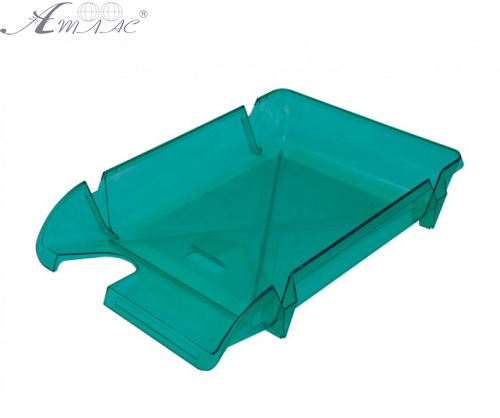 Лоток для паперу горизонтальний "Компакт" зелений 80607 Лоток для паперу горизонтальний "Компакт" зелений 80607