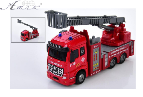 Игрушка Машинка Пожарная 16см свет, звук в коробке XG877-A61В Игрушка Машинка Пожарная 16см свет, звук в коробке XG877-A61В