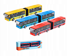 Іграшка Автобус Die-Cast Гармошка мікс кольорів 18 см  1210-1D45