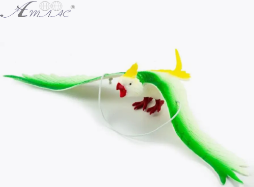 Игрушка Резиновая на подвесе Попугай 36 см 15611 Игрушка Резиновая на подвесе Попугай 36 см 15611