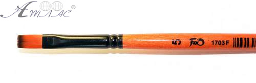 Кисть синтетика Плоская FOX № 5 художественная Кисть синтетика Плоская FOX № 5 художественная