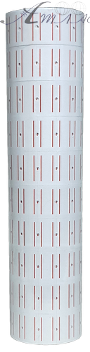 Цінник 1 х 2 см колір Білий