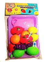 Іграшка Набір Фруктів на липучках з підносом 130-С6