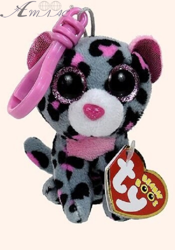 Игрушка Мягкая Леопард серый "Tasha" 9 см брелок 36616 Игрушка Мягкая Леопард серый "Tasha" 9 см брелок 36616