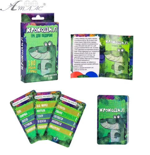 Игра Настольная Крокодил 15 х 8 х 2 см 30557 Игра Настольная Крокодил 15 х 8 х 2 см 30557