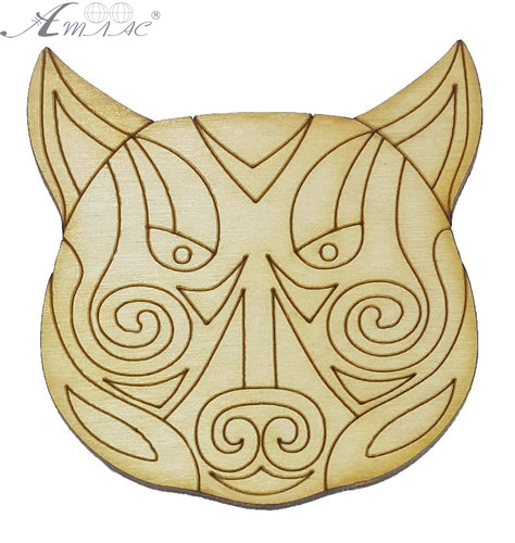 Фігурка фанерна - Порося № 20 вінтажне 57 х 60 мм з магнітом AS-4821, В-0370 Фігурка фанерна - Порося № 20 вінтажне 57 х 60 мм з магнітом AS-4821, В-0370