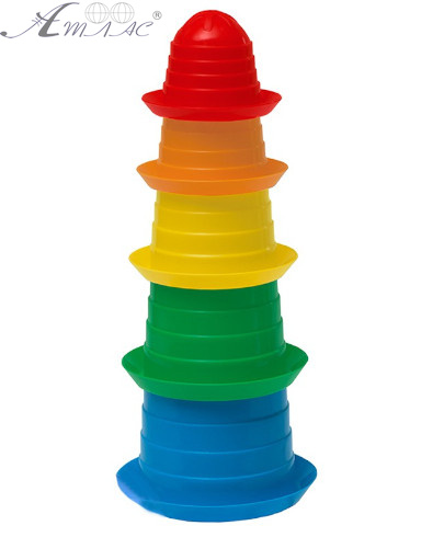 Игрушка Пластиковая Пирамида Сомбреро 1 11 х 27 см из пасок 2667 Игрушка Пластиковая Пирамида Сомбреро 1 11 х 27 см из пасок 2667