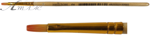 Пензлик нейлон Плоский № 2 JO *3066 Пензлик нейлон Плоский № 2 JO *3066