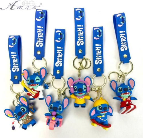 Брелок Стіч Мікс 6,5 см гума 14970 Брелок Стіч Мікс 6,5 см гума 14970