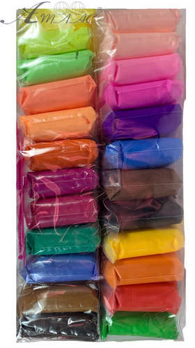 Пластилін Супер Легкий, набір 24 шт. по 11 г. в пакеті 6602 Пластилін Супер Легкий, набір 24 шт. по 11 г. в пакеті 6602