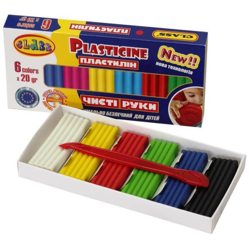 Пластилин Class  6 цветов 120 гр  7643С