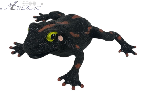 Игрушка Силиконовая тянучка Лягушка черная 10см 06754 Игрушка Силиконовая тянучка Лягушка черная 10см 06754
