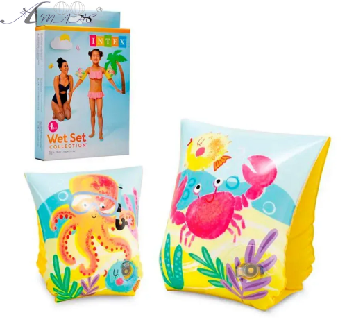 Intex Нарукавники 23*15 см 3 - 6 років море 58652EU Intex Нарукавники 23*15 см 3 - 6 років море 58652EU