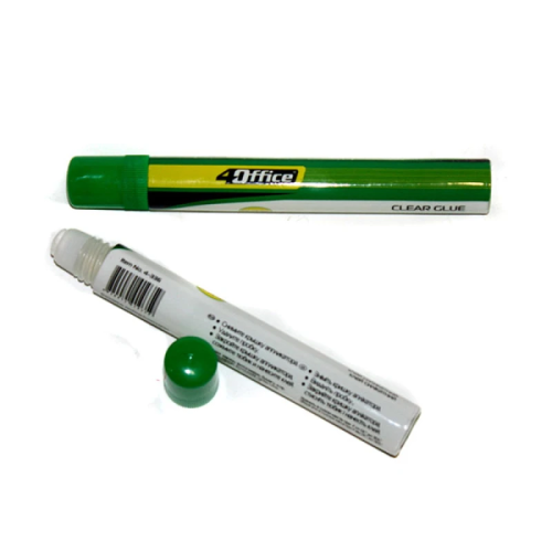 Клей-карандаш силикатный 4OFFICE 50 мл с губкой  4-336