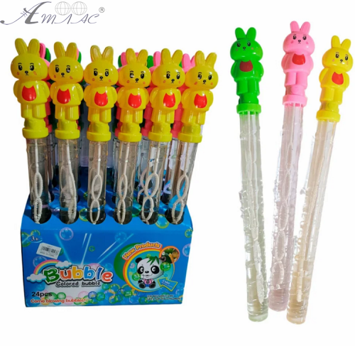 Игрушка Мыльные Пузыри в виде меча Зайка, Уточка 25см 09929 Игрушка Мыльные Пузыри в виде меча Зайка, Уточка 25см 09929