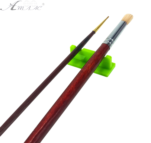 Подставка под две кисточки, Зеленый пластик AS-0058 фото 2