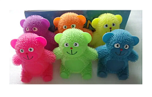 Іграшка Силіконова тягучка Ведмедик світло 11см  0395