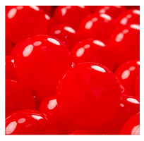 Игрушка Шар Красный для сухого бассейна 10 см 1шт  15950