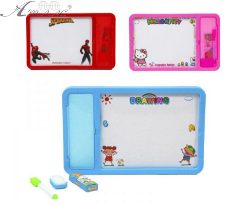 Дошка сухостираєма двухстороммяя 17 х 27,5 см з губкою, маркером м крейдою 3610 Дошка сухостираєма двухстороммяя 17 х 27,5 см з губкою, маркером м крейдою 3610