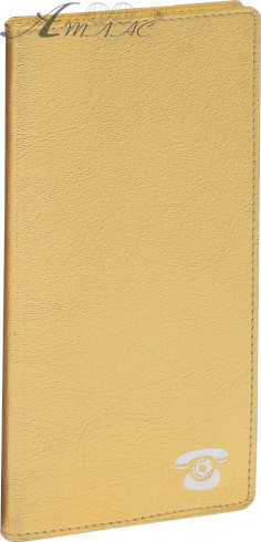 Телефонна книга LEO Glamour Золота 83 х 172 мм 112 арк 251324 Телефонна книга LEO Glamour Золота 83 х 172 мм 112 арк 251324