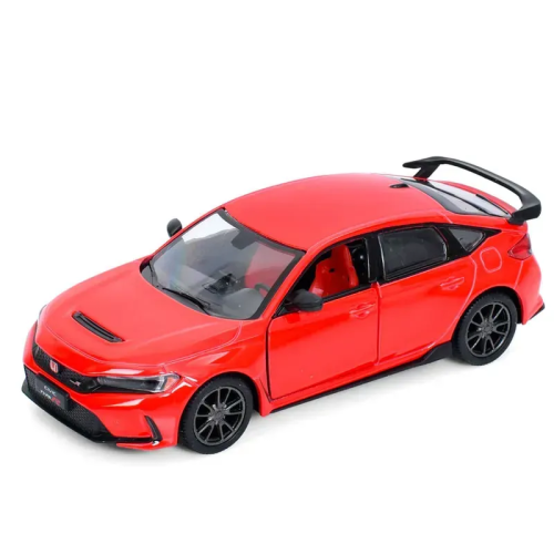 Машинка Kinsmart Honda Civic Type R 2024 Красная KT5472W Машинка Kinsmart Honda Civic Type R 2024 Красная KT5472W