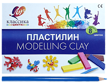 Пластилін Луч &quot;Класика&quot; 8 кольорів 160 гр 12С 867-08