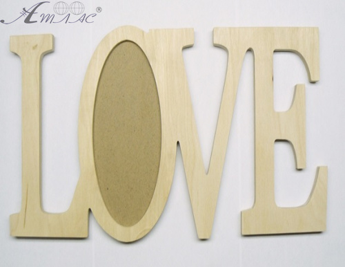 Дерев'яна Фоторамка "Love" для 1-ої фото 0395 Дерев'яна Фоторамка "Love" для 1-ої фото 0395