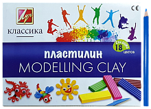 Пластилін Луч "Класика" 18 кольорів 360 гр 20С 1330-08