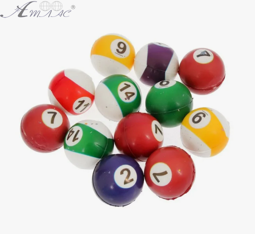 Игрушка Мячик мягкий фомовый 6см. Бильярд 06939 Игрушка Мячик мягкий фомовый 6см. Бильярд 06939