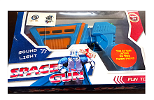 Игрушка Пистолет Space Gun на батарейках 19 см в коробке 858-13