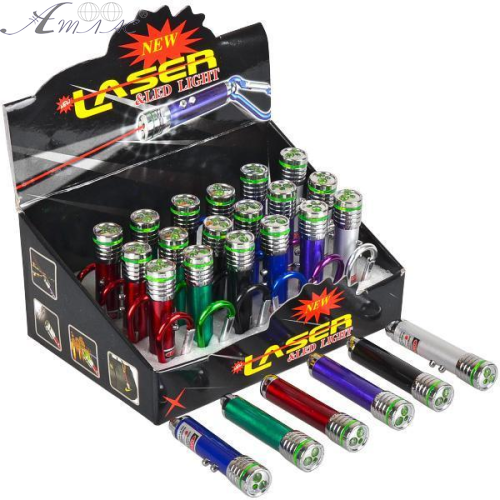 Брелок фонарик - лазер LASER с карабином 3в1 7см 12-13 Брелок фонарик - лазер LASER с карабином 3в1 7см 12-13