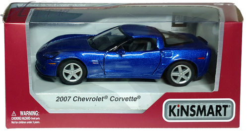 Машинка Kinsmart Chevrolet Corvette Z 06 2007 рік KT5320W фото 2 Машинка Kinsmart Chevrolet Corvette Z 06 2007 рік KT5320W фото 2