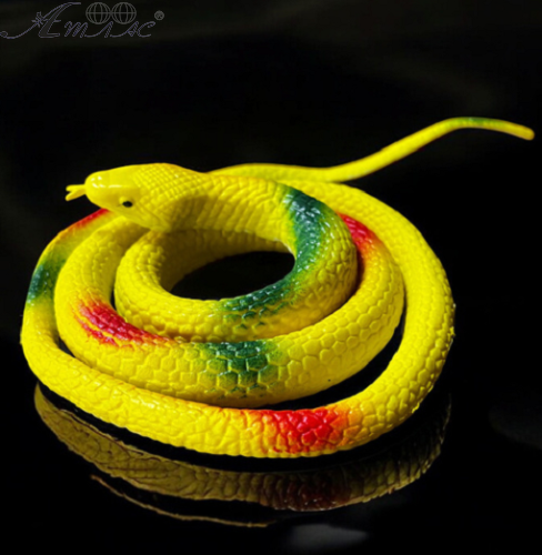 Игрушка силиконовая антистресс Змея Желтая 74 см 17907 Игрушка силиконовая антистресс Змея Желтая 74 см 17907